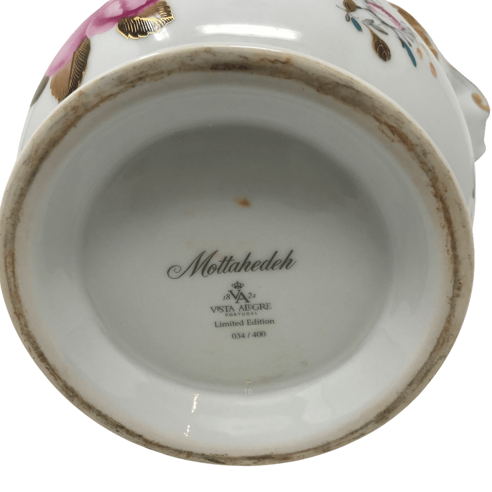 SOLD- A Mottahedeh Vista Alegre Portugal Lowestoft Rose Painted